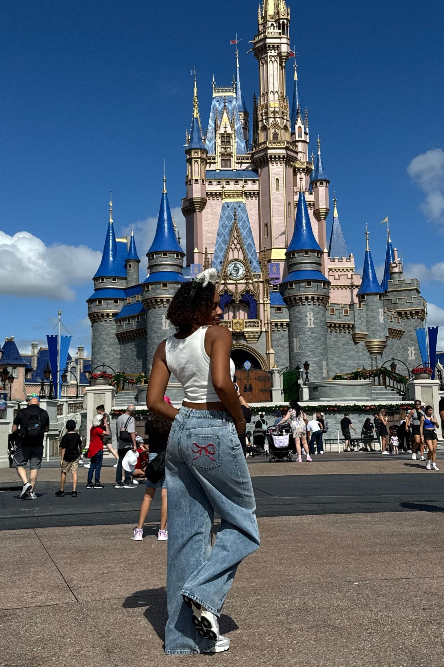 Disney Bow Minnie Inspired Casual Outfit - Disney World Outfitts