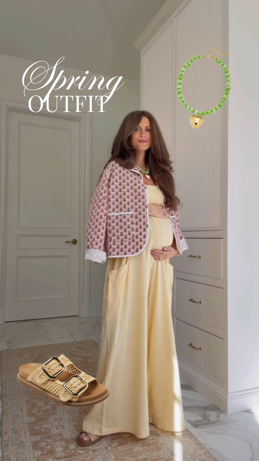 Style my favorite spring jumpsuit with me 🤍

#LTKootd #LTKmomlife #LTKSeasonal