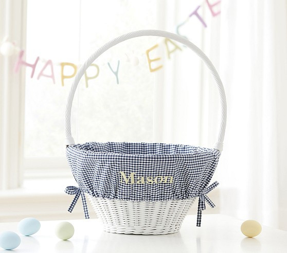 Gingham Easter Basket Liners | Pottery Barn Kids