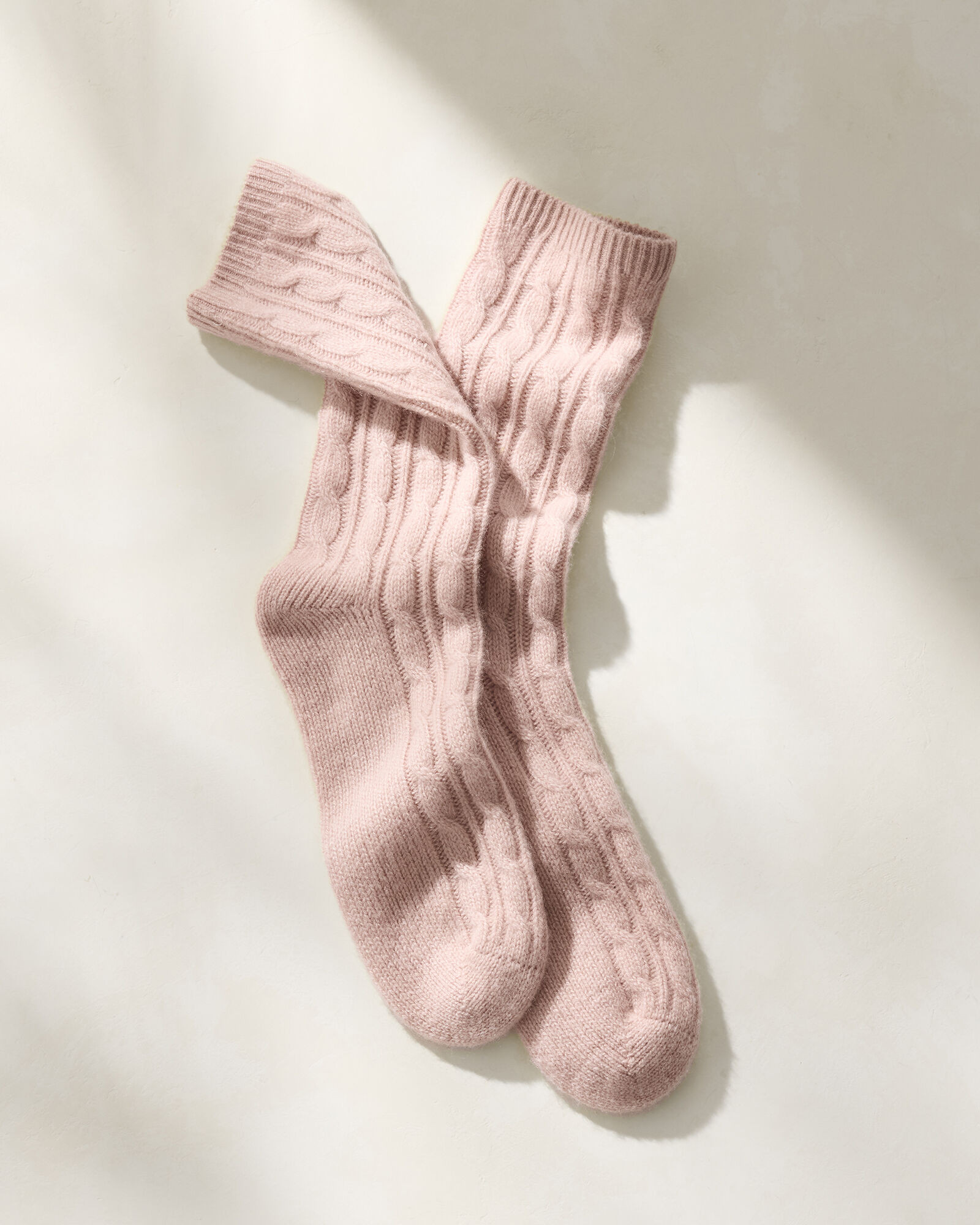 Cashmere Blend Cable Knit Socks | Haven Well Within