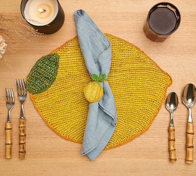 Handcrafted Lemon Placemat, Set of 4 | Pottery Barn (US)
