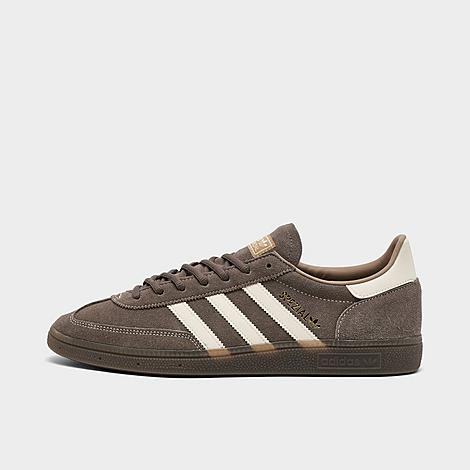 adidas Men's Originals Handball Spezial Casual Shoes in Earth Strata/White/Gum Size: 7.5 | Finish Line (US)