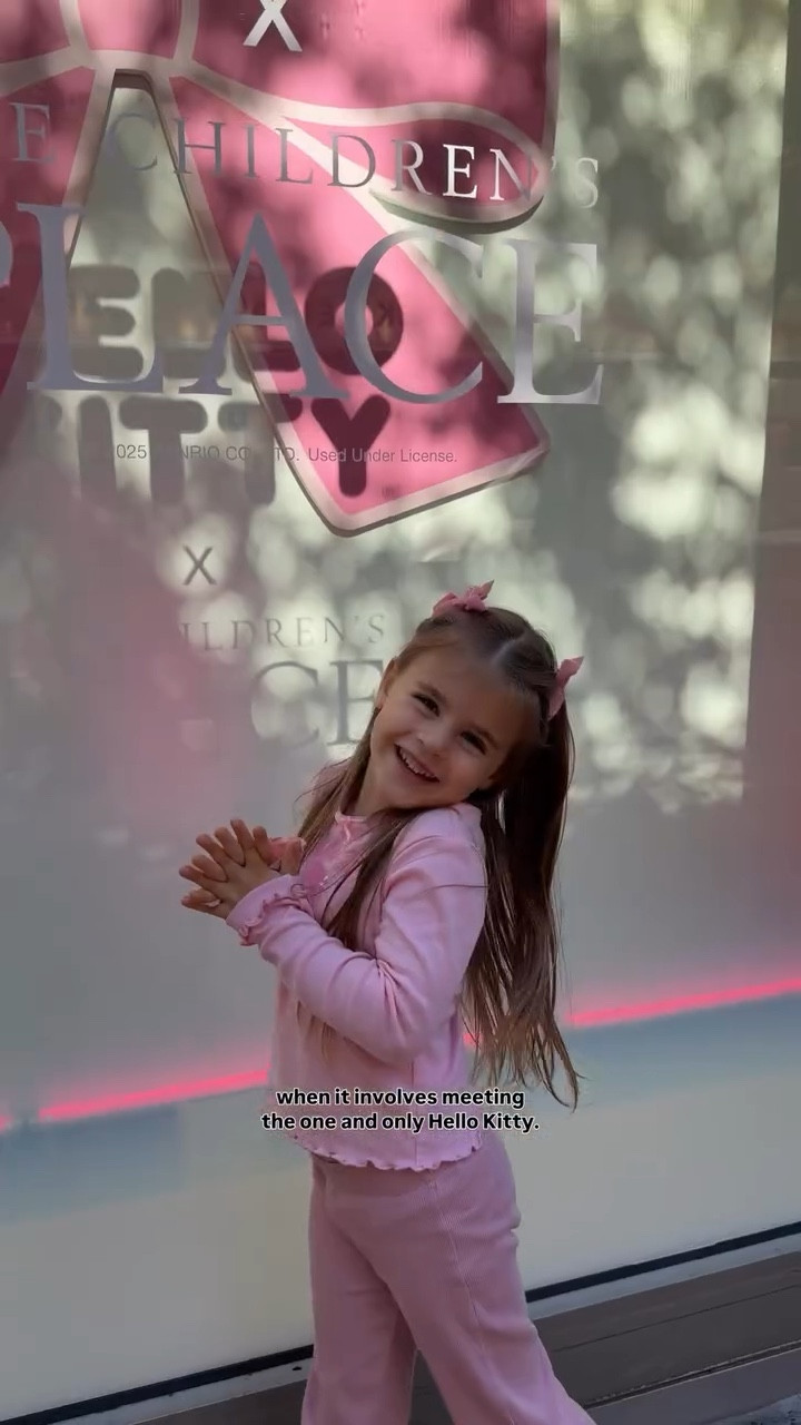 #Ad If your little is in their @hellokitty era like Lucy is, you have to see the adorable Forever Fancy collection that just launched at @childrensplace! Like stepping into a girlhood dream come to life! Pink, sparkly, and supercute! #TheChildrensPlacePartner #hellokittyxthechildrensplace