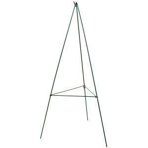 36" Green Metal Wire Standing Display Easel for Christmas & Easter Wreaths or Memorials | Christmas Central