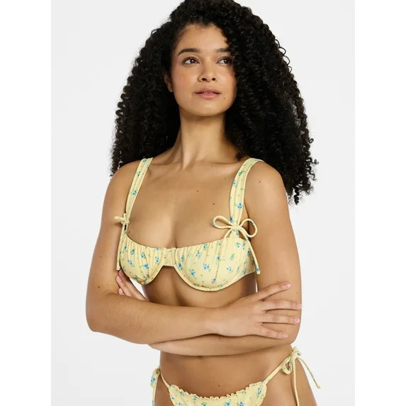 No Boundaries Underwire Bikini Top, Women’s XXS-XXL | Walmart (US)