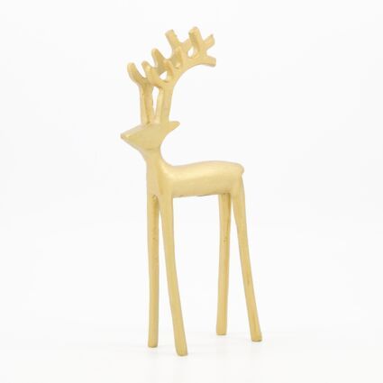 Gold Reindeer Christmas Decoration | TK Maxx