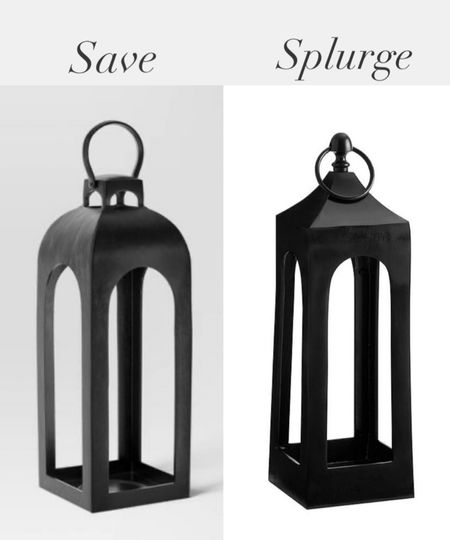 Save or splurge on black metal, outdoor lanterns, patio decor


#LTKfindsunder100 #LTKhome #LTKSeasonal