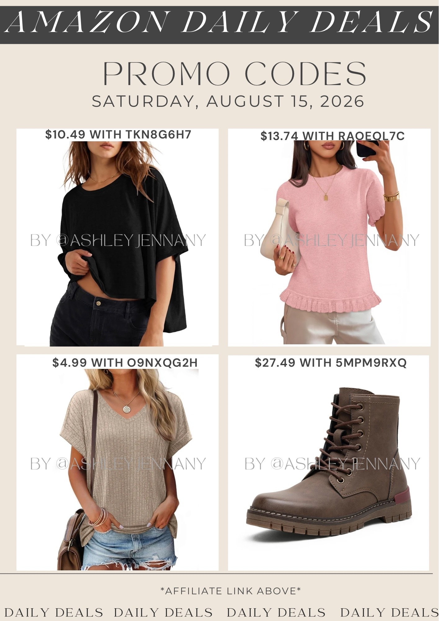 Amazon deals

#LTKSaleAlert #LTKMidsize #LTKSeasonal