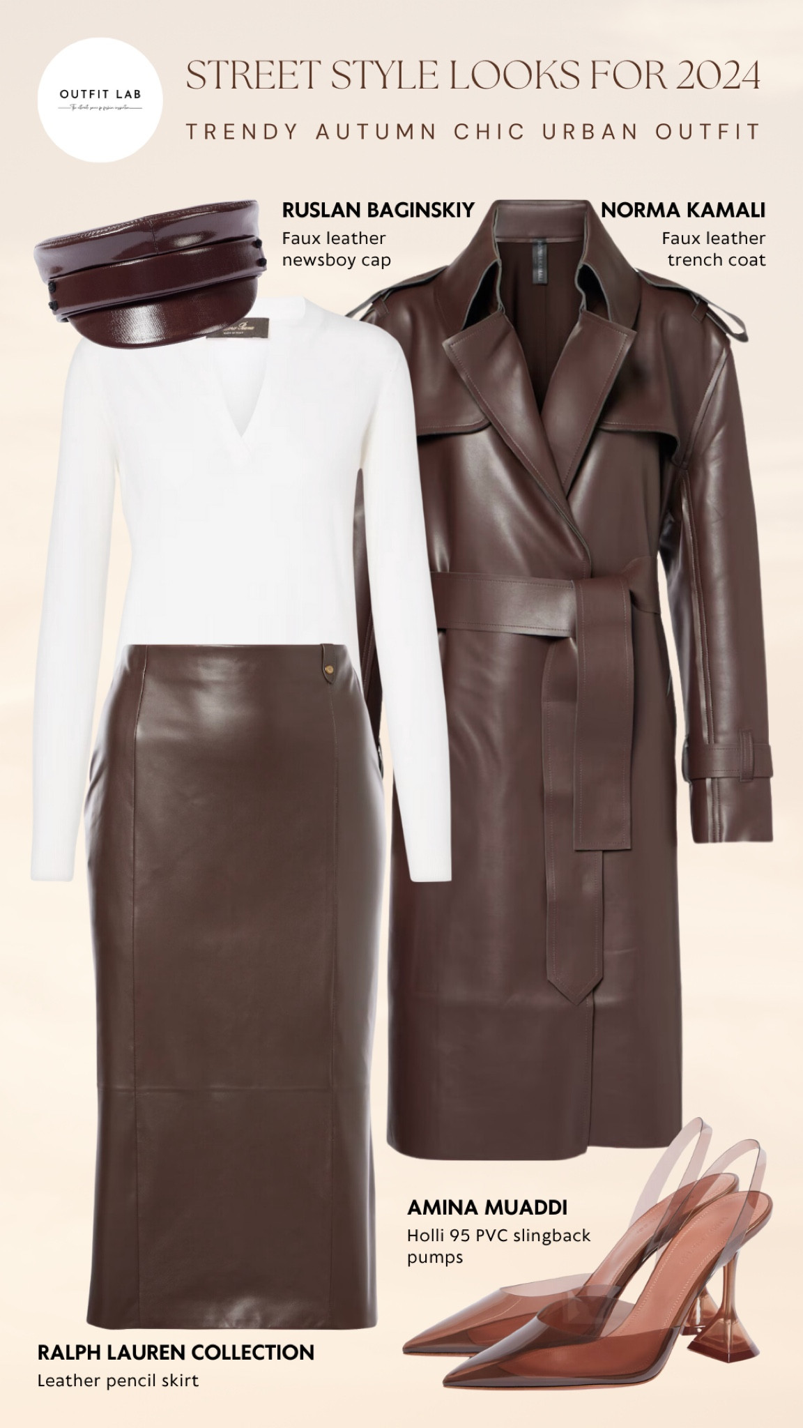 Trendy Autumn Chic Urban Outfits: Street Style Looks for 2024 – Shop Now!

Step into fall with these trendy autumn chic urban outfits inspired by street style. Featuring a classic Ralph Lauren Collection skirt paired with a stylish Norma Kamali trench coat, and chic Amina Muaddi pumps for a polished city look. Complete the ensemble with a cozy Loro Piana top and a statement Ruslan Baginskiy cap. Shop now to elevate your street style game this season!

#LTKSeasonal #LTKShoeCrush #LTKStyleTip