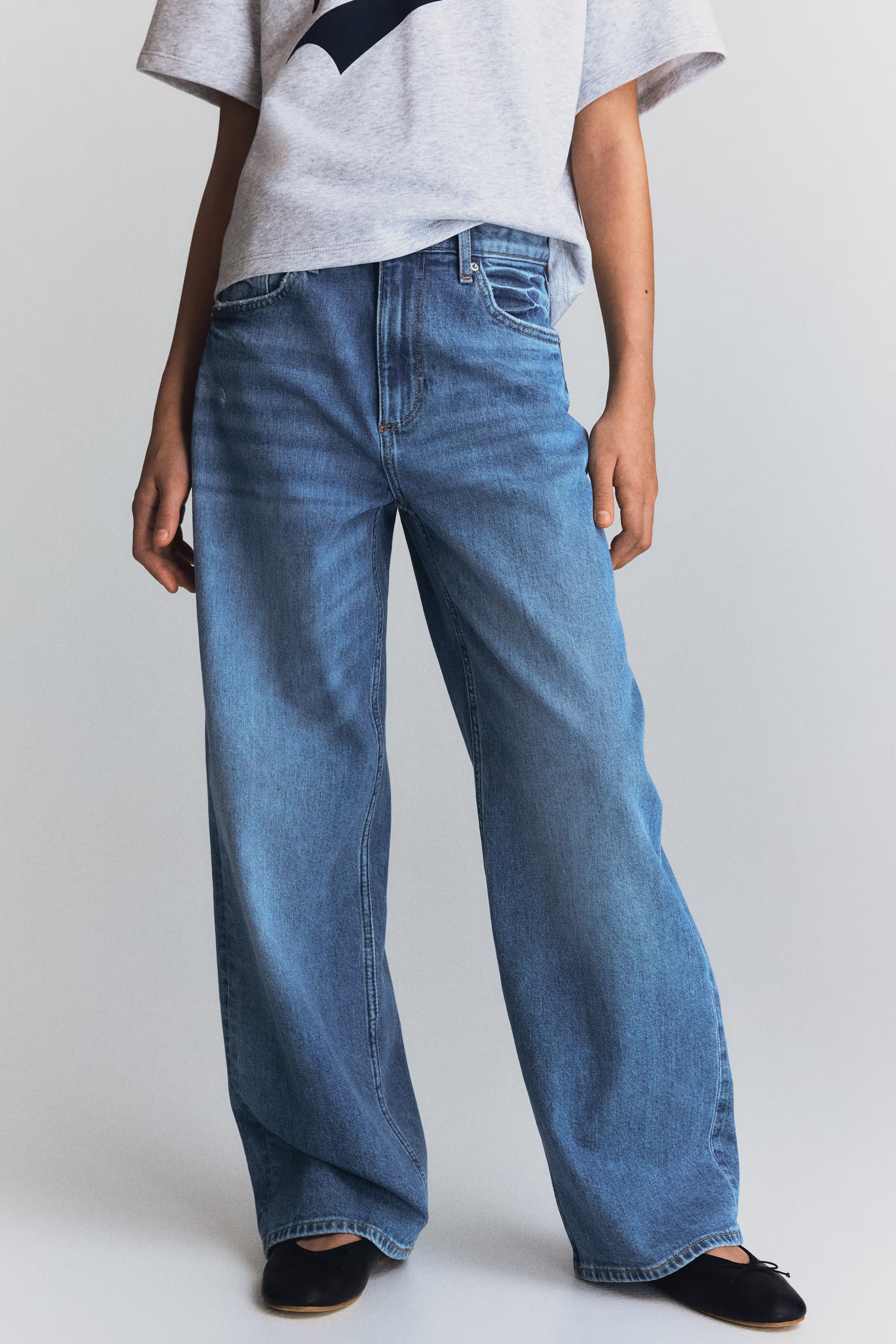 Wide Leg Jeans | H&M (US + CA)