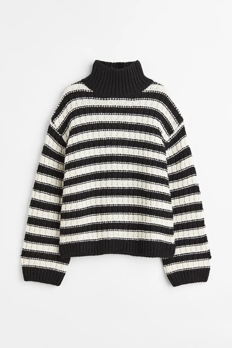 Oversized Mock-turtleneck Sweater | H&M (US + CA)