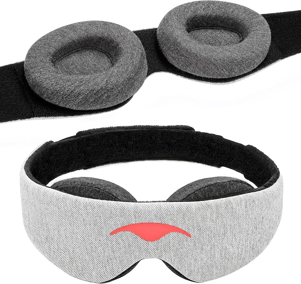 Manta Sleep Mask - 100% Light Blocking, Adjustable Sleeping Mask with Detachable Eye Cups, Ultra ... | Amazon (US)