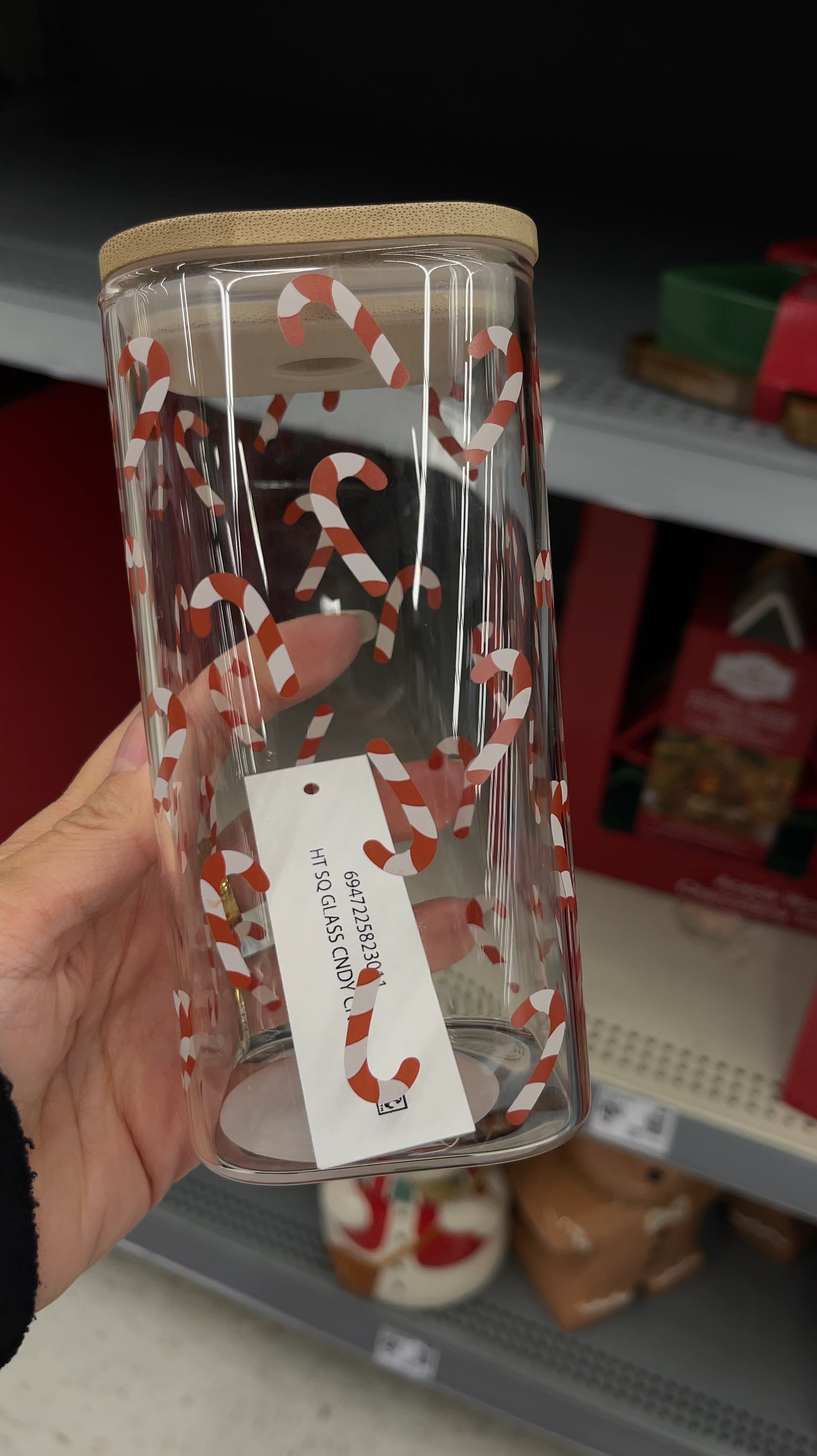 Cute glass Christmas cups with straw🎄

#LTKHome #LTKWatchNow #LTKHoliday