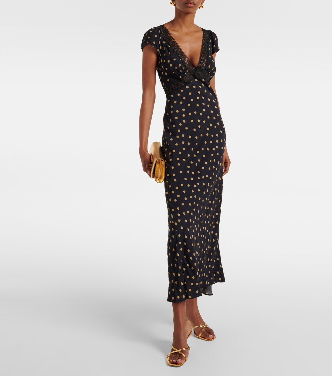 Iggy polka-dot midi dress | Mytheresa (UK)
