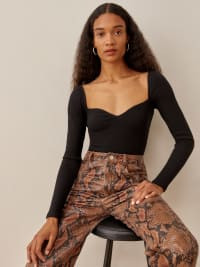 October Knit Top | Reformation (Global)