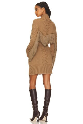 Understated Leather Midi Rodeo Robe in Almond from Revolve.com | Revolve Clothing (Global)