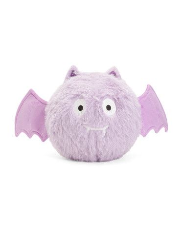 10x10 Whimsy Bat Furball Shaped Pillow | TJ Maxx