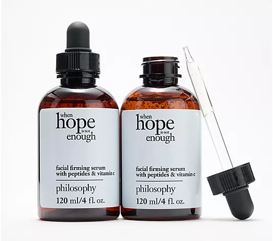 philosophy when hope is not enough serum 4oz duo - QVC.com | QVC