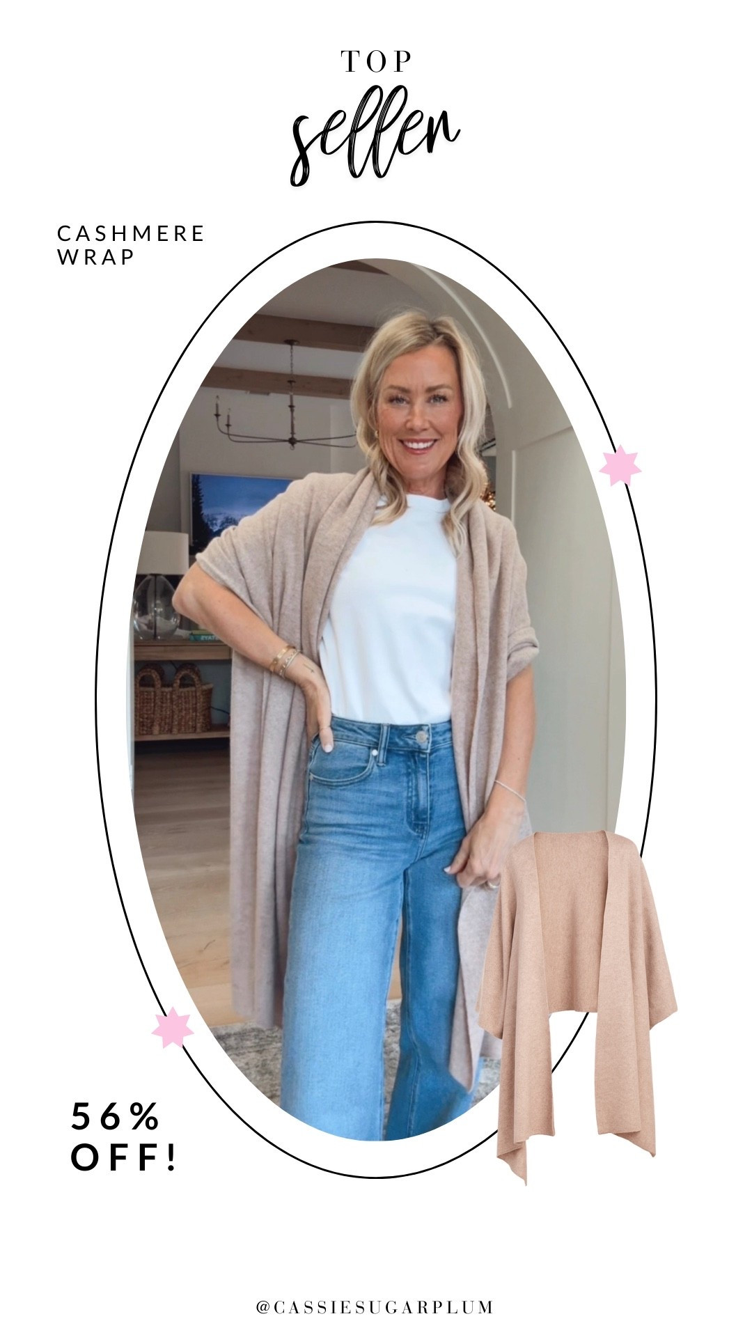 Quince cashmere is my fave, and this wrap is so stunning! 💛 Would be a perfect last-minute gift for the holidays.

#LTKOver40 #LTKGiftGuide #LTKHoliday