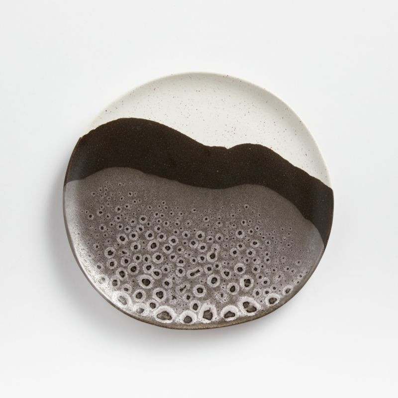 Stella Black Salad Plate + Reviews | Crate and Barrel | Crate & Barrel