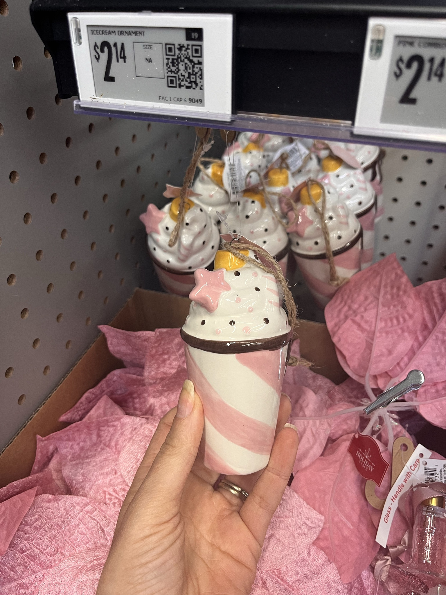 Pink Christmas - sweet Christmas - sundae ornament - Pinkmas Christmas ornament 

#LTKHoliday #LTKSeasonal