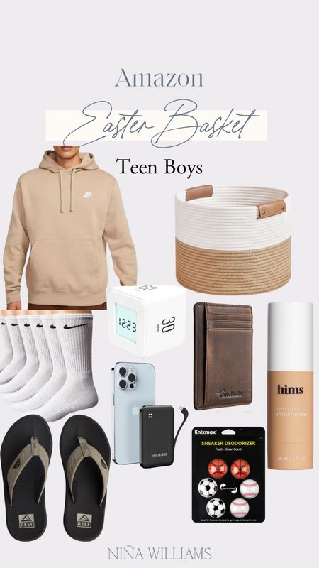 Amazon Easter Basket for Teen Boys! Casual sweatshirt - teen boys moisturizer  - Easter basket - portable charger - teen sweatshirt - Nike socks

#LTKfindsunder50 #LTKkids #LTKfitness