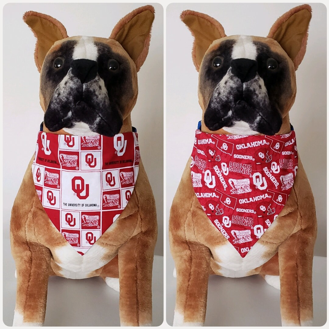 Reversible Bandana Made With Oklahoma University Fabric - Etsy | Etsy (US)