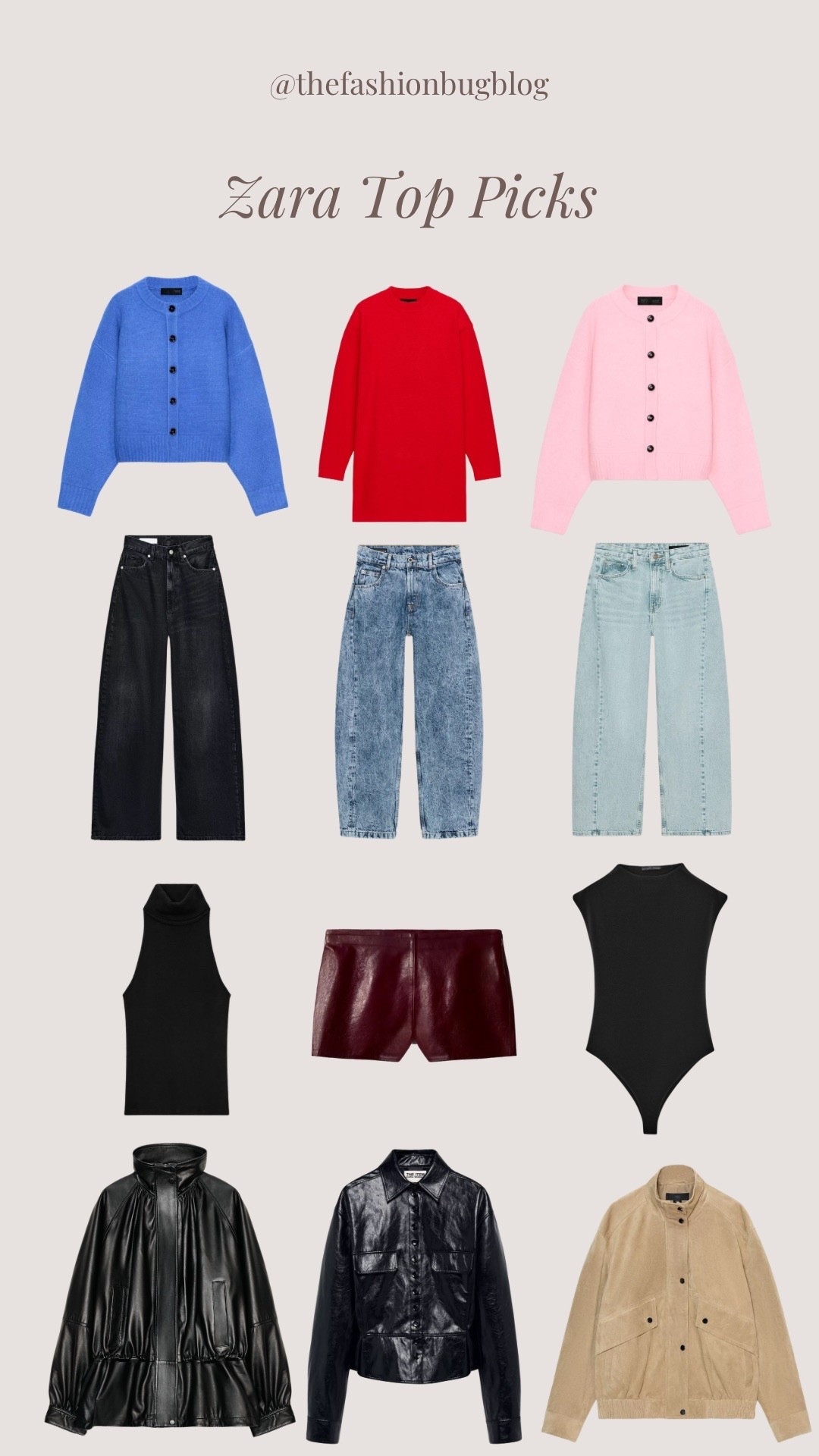 Zara top picks highstreet 