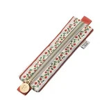 Papier To Go Elastic Fabric Pen Pouch, Strawberry Stripe, Red | Walmart (US)