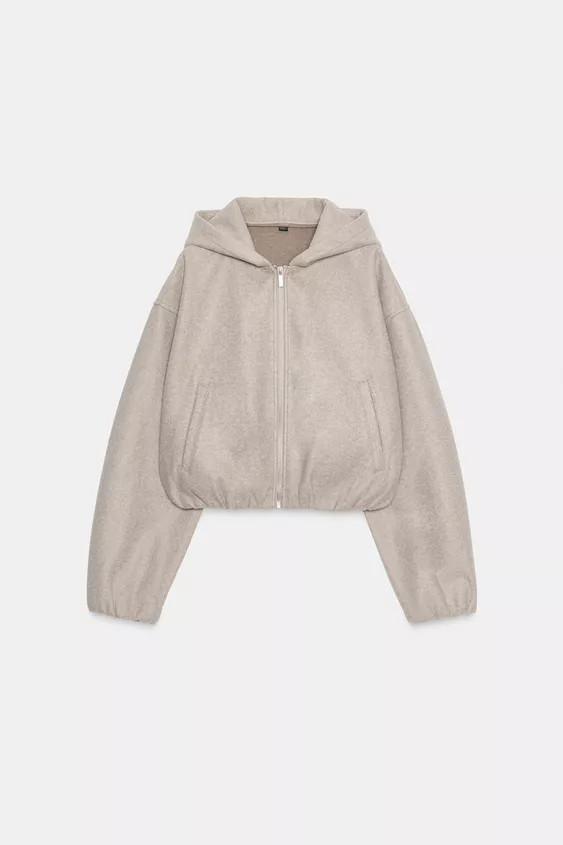 SOFT HOODIE JACKET | Zara UK