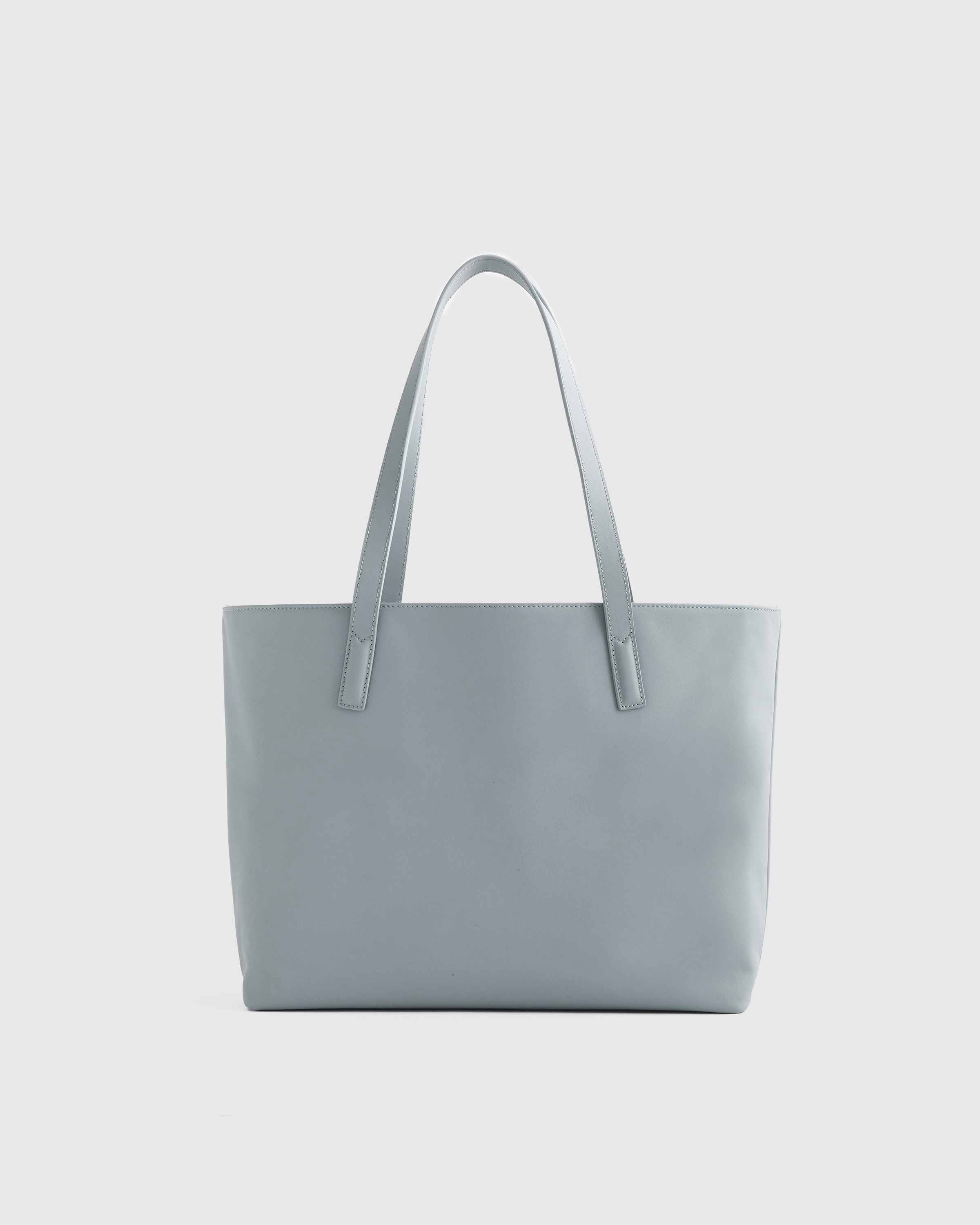 Quince | Women's Classic Italian Leather Tote in Dusk Blue | Quince