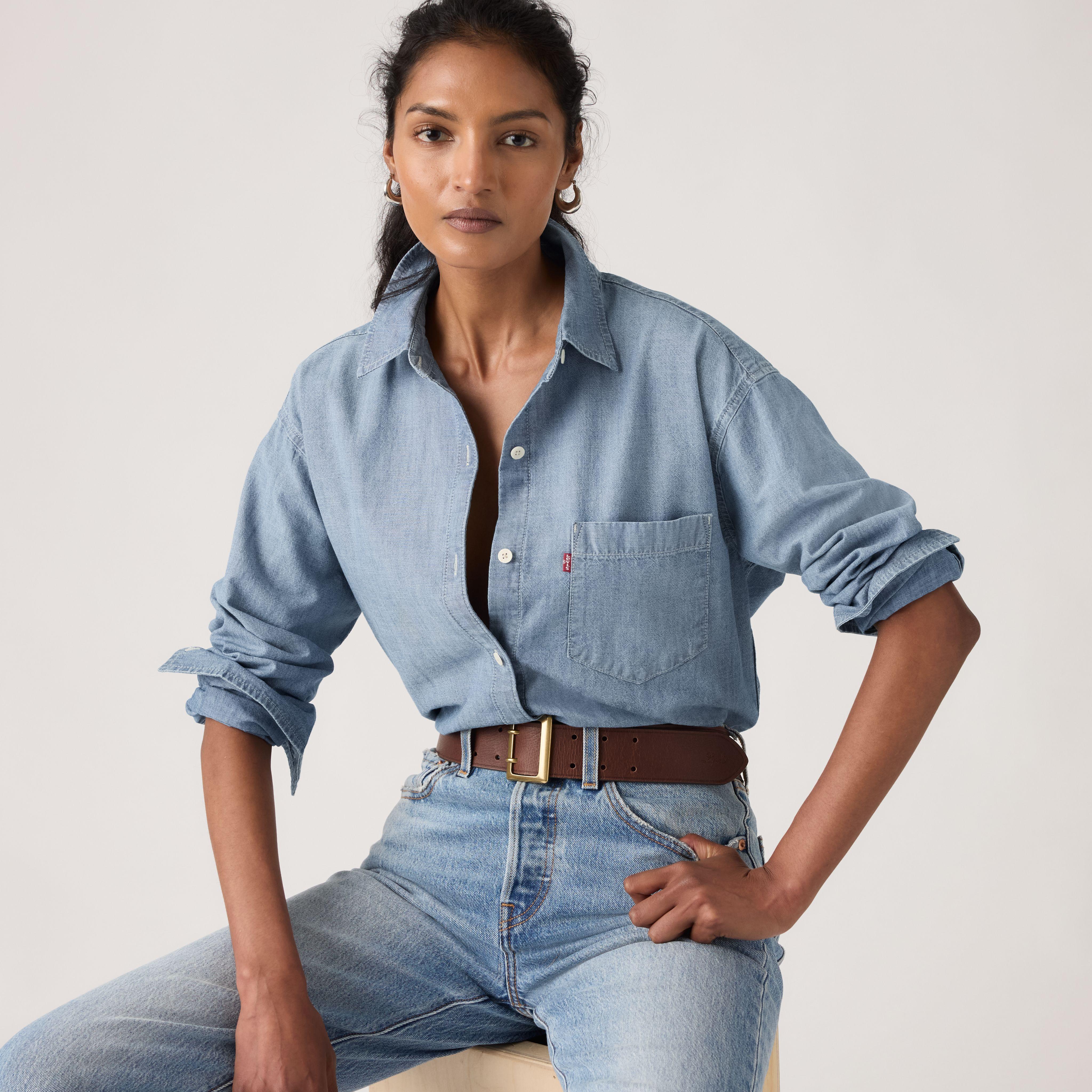 Levi's Harlie Boyfriend Button Down Shirt - Women's XXL | Levi's US