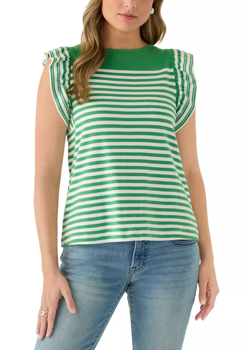Women's Short Sleeve Flutter Shirt | Belk