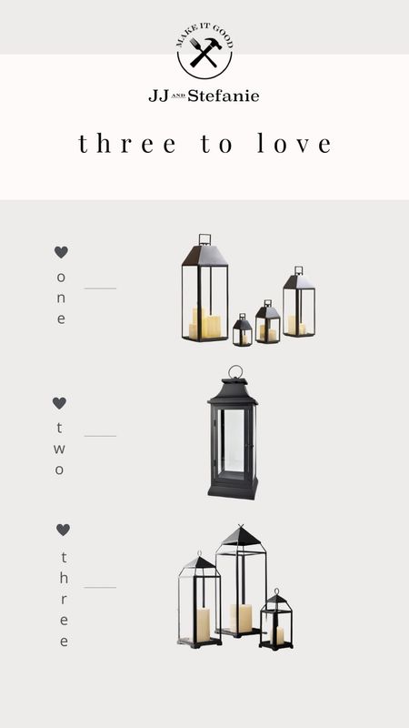 Lanterns are my favorite way to light outdoor space. 

I use them with battery operated flickering candles that have timers and come on the same time each day for 6 hours. The candles are a little expensive but they last for years and I only have to change the batteries every six months. 

#LTKHome #LTKSeasonal
