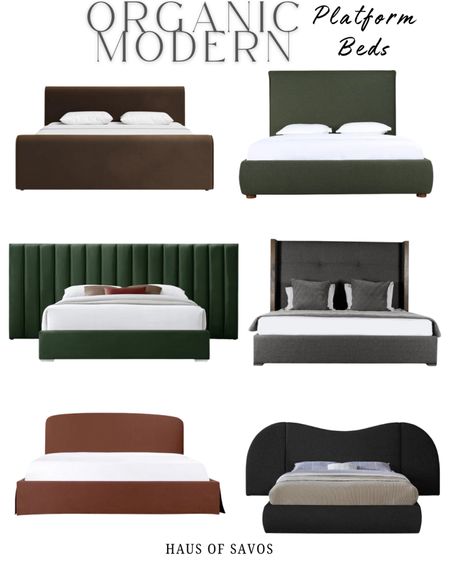 Wayfair Wayday sale! 

Organic Modern / Transitional Beds 

ALL PRICES ARE FOR KING SIZE. So will be less if you need a smaller bed. 
I have shown the beds in white, but some do come in other colors. If you like a bed but need a different color, click on it and check to see the other colors. 

Platform beds, white beds, organic modern beds, low bed, upholstered bed, wood bed, cane bed, coastal, boho, moody bedroom, dark bed, brown bed, green bed 

#LTKstyletip #LTKhome #LTKsalealert