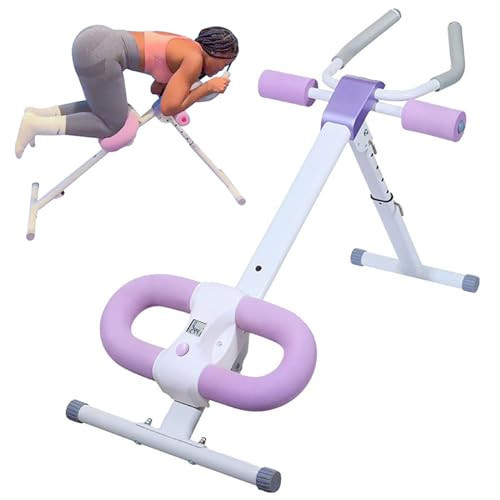 Ab Workout Equipment Abdominal Trainer, Adjustable Ab Machine at Home Gym, Foldable Abdominal Exercise Machine, Core & Ab Trainer Machine for Stomach Workout with LCD Monitor | Amazon (US)