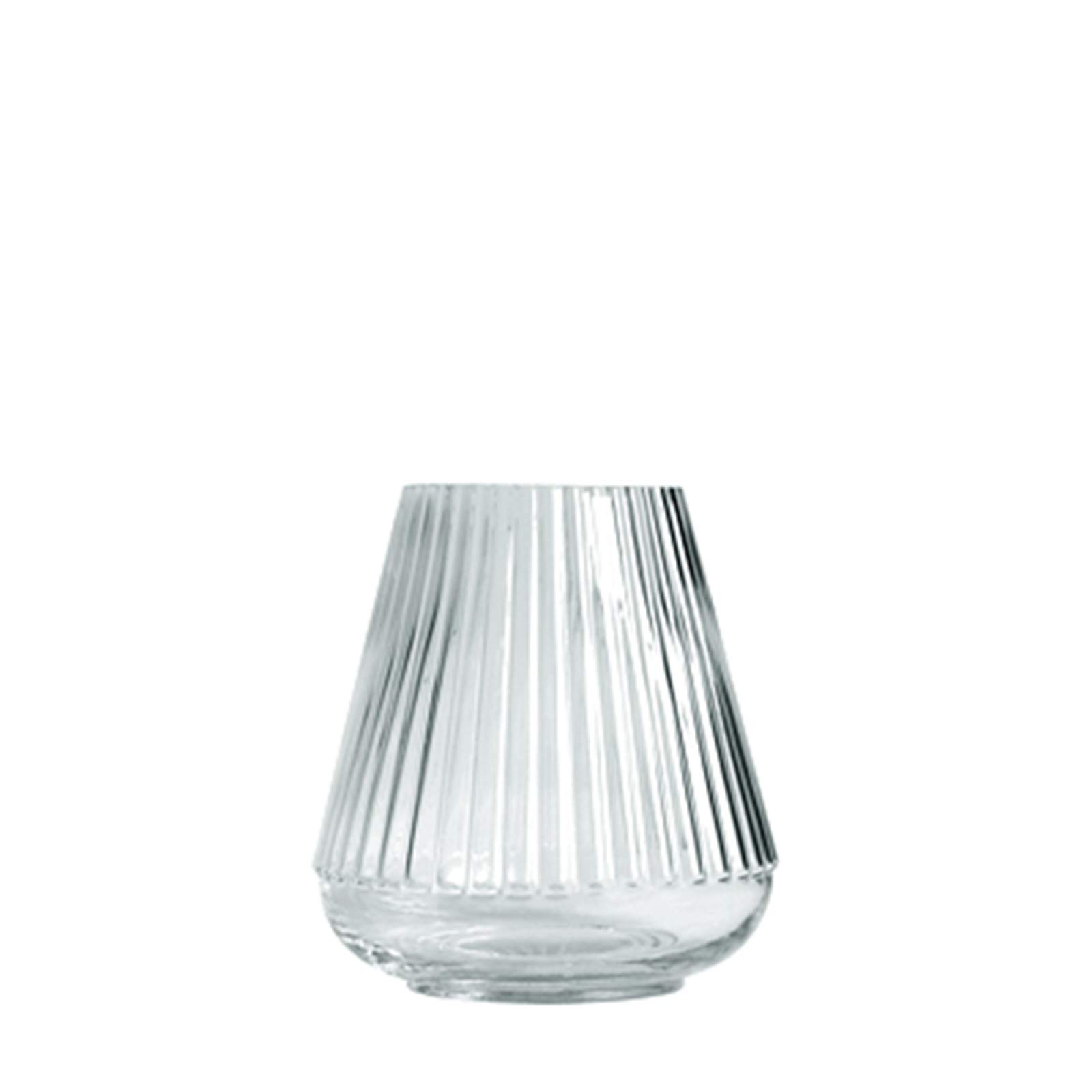 Clear Glass Vase, Stripe Thickened Glass Hydroponic Vase Living Room Family Gathering Table Vases... | Amazon (US)