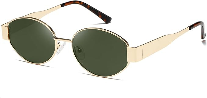kimorn Retro Oval Sunglasses for Women Men Trendy Sun Glasses Classic Shades UV400 Protection K16... | Amazon (US)