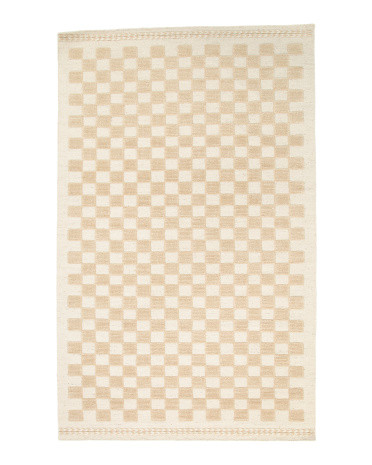 5x8 Wool Blend Hand Knotted Area Rug | TJ Maxx