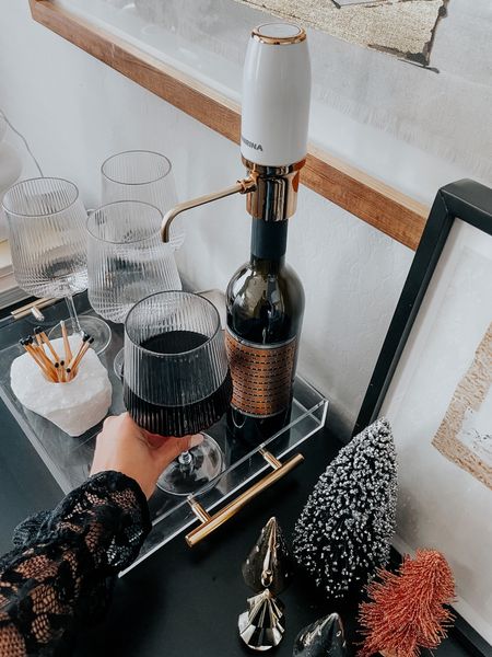 The best wine invention ever! 🙌🏼🍷🙌🏼Grab this automatic wine pourer & aerator for under $35! Great gift idea for your mom, sister, Bestie or yourself! Perfect hostess gift for the holiday season! 🍷🎁
I also linked my fluted wine glasses, they come in a set of 4 & make an excellent gift 🎁
Unshackled is a favorite red wine of mine❤️
If anything is sold out, I’ve linked similar items! 
Hostess gift, wine lover, elegant wine glasses, Amazon holiday, Amazon giftt

#LTKhome #LTKHoliday #LTKfindsunder50