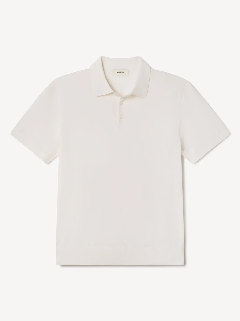 White Como Cashmere Polo - Buck Mason- Modern American Classics | Buck Mason