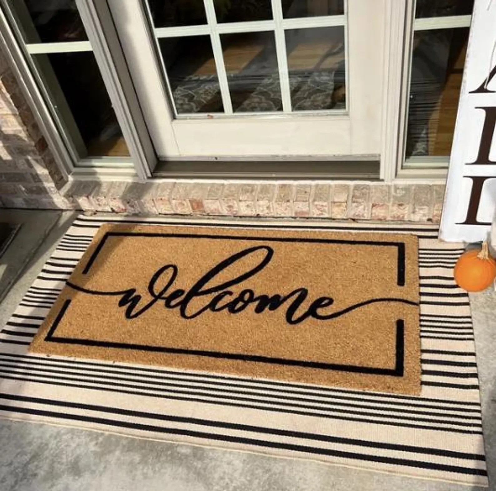 Welcome Doormat Flocked Coir Outdoor Mat Door Mat Rug Housewarming Gift - Etsy | Etsy (Global)
