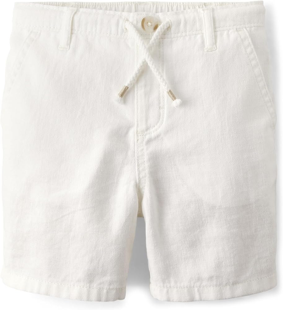 Gymboree Boys' and Toddler Linen Chino Shorts | Amazon (US)
