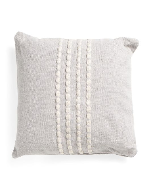 20x20 Woven Yarn Center Pillow | TJ Maxx