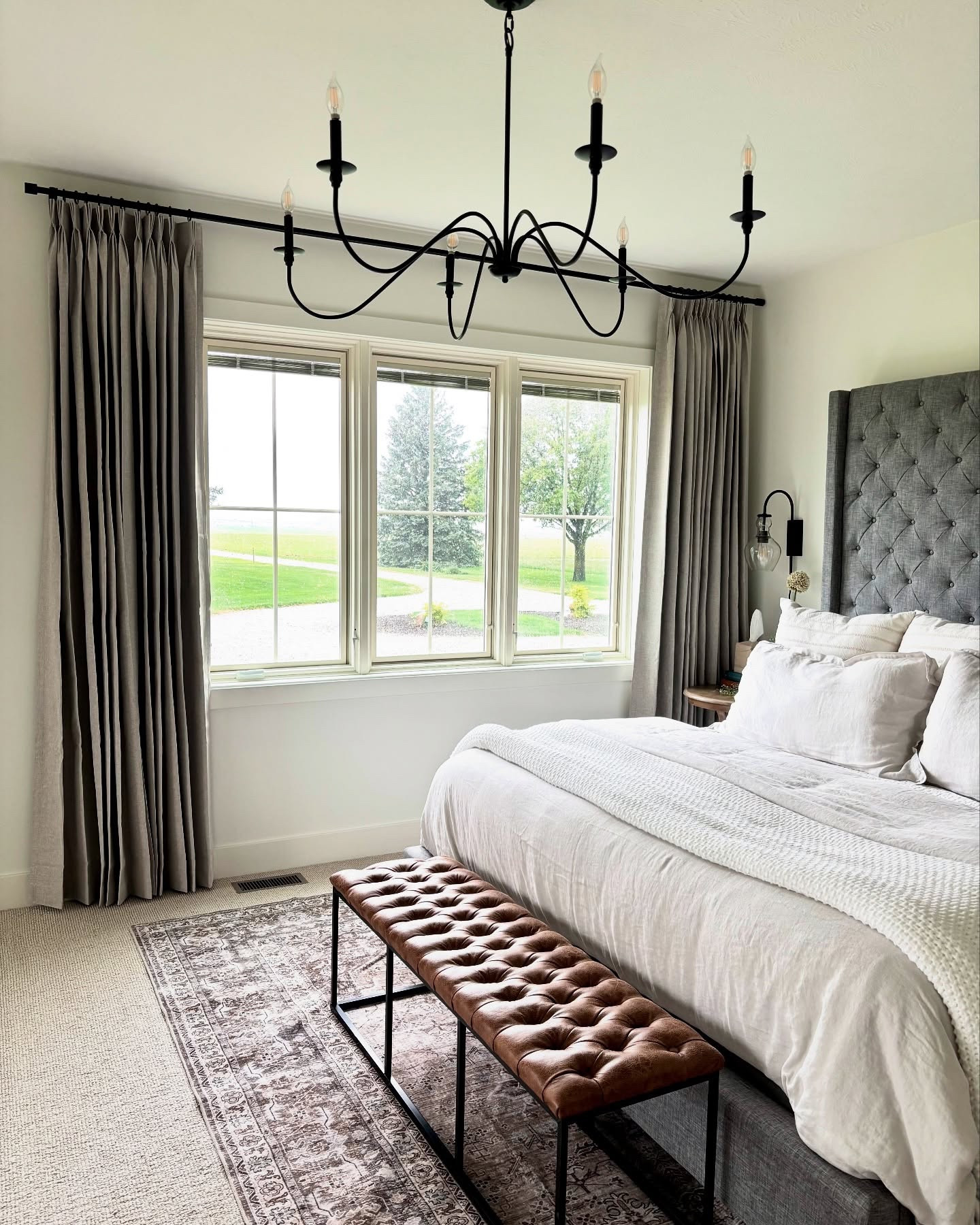 The bedroom curtains need a still moment.  Swipe to see what the space looked like before.  These @tailorvibe_official curtains are so good.  I went with triple pleat, Haven, in light brown.  I received sample books of three styles with all kinds of color.  It made choosing easier to see the samples in person.  They were custom made for the space. 

Thank you #tailorvibe for the best curtains!

#curtains #triplepleat #customcurtains #bedroom #bedroominspo #diy #neutralhome #whitehouse #countrysideviews #tailorvibe #gifted