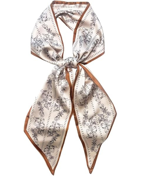 Head Scarf Hair Neck Scarves For Women Purse Bag Scarfs For Handbags Silky Long Thin Satin Headsc... | Amazon (US)