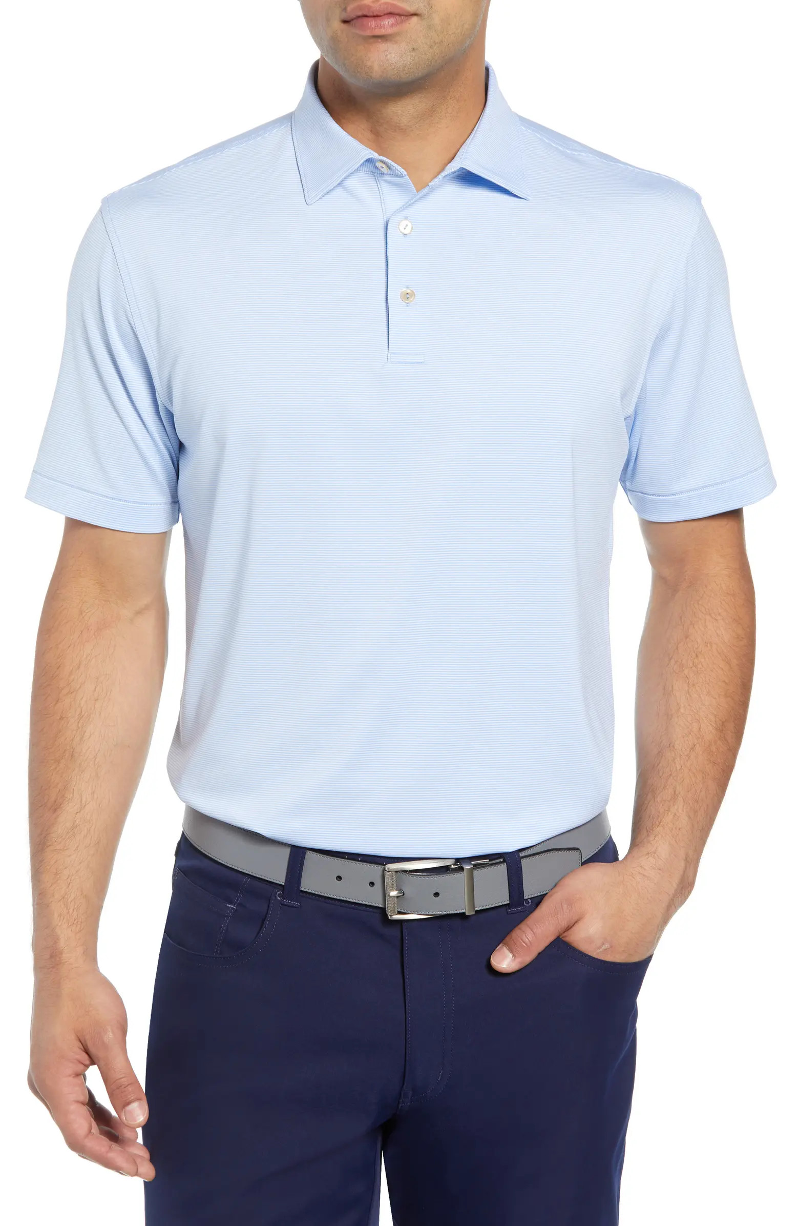 Jubilee Stripe Stretch Jersey Performance Polo | Nordstrom