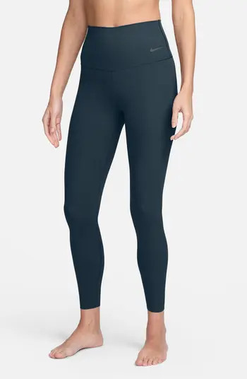 Nike Zenvy Gentle Support High Waist Rib Leggings | Nordstrom | Nordstrom