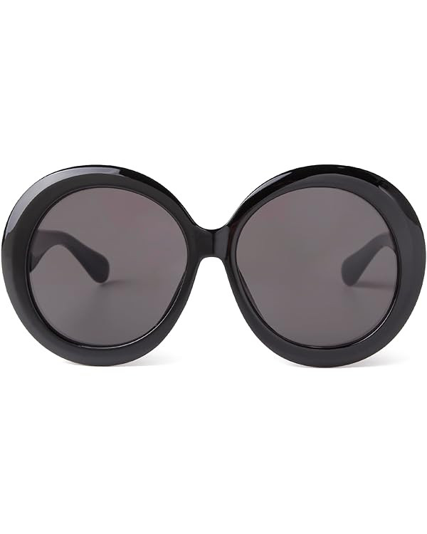 ADE WU Oversized Round Sunglasses for Women Vintage 60s 70s Big Frame UV 400 Protection Sun Glass... | Amazon (US)