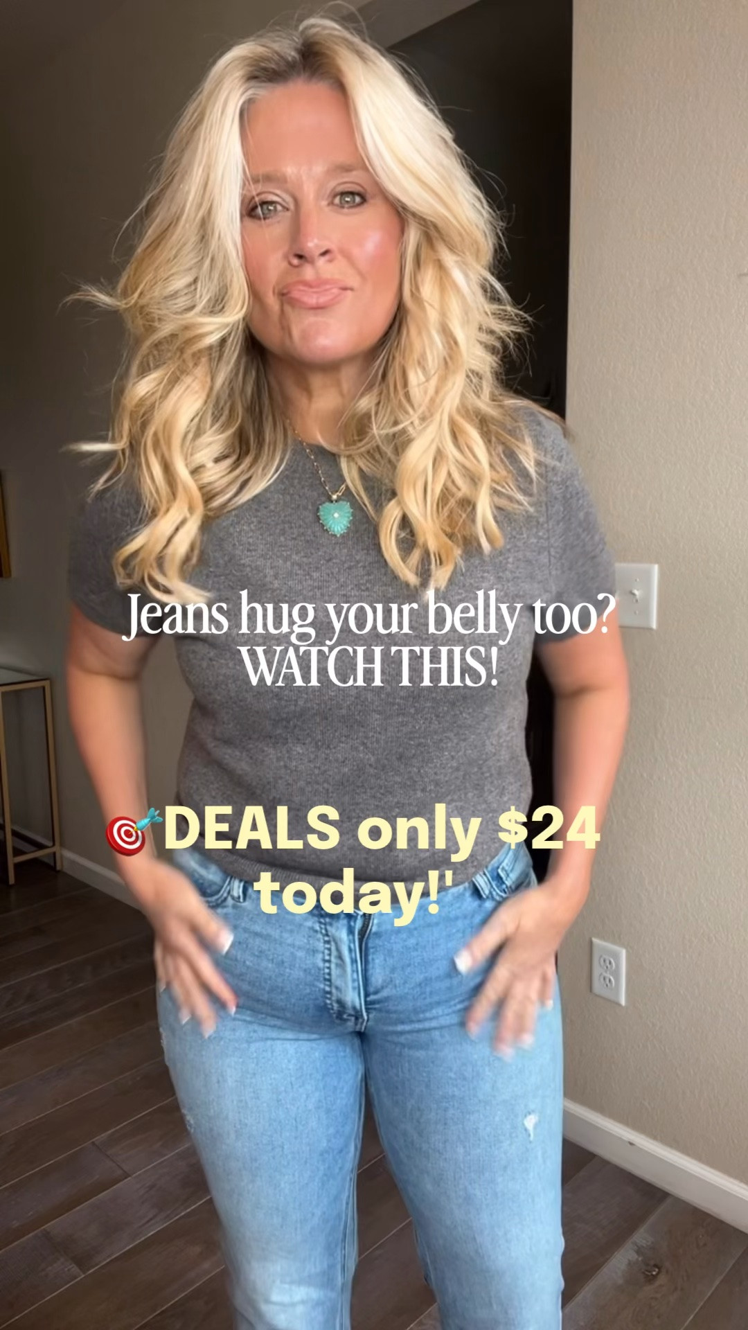 ✨Tap the bell, save and ❤️ start here over 40 fashion, midlife style, midsize fashion and luxury looks for less.  

🤫 These are $24 TODAY and I would not wait for your size to disappear.

These $40 belly friendly jeans are one of my best hidden finds and they’re on sale for just $24 right now.

They skim instead of squeeze, smooth through the middle, and give you that current shape without putting your belly on display.

At 40% off, this is the price where I’d grab them before everyone catches on and the good sizes are gone.

I’m wearing a 12. Size up if you’re between sizes.

Comment JEANS and I’ll send you the link. ⬇️

Same body. Better jeans. We wear the jeans. The jeans don’t wear us.

👑 Helping you look good, feel good.
Lindsey Denver

Check back daily for belly friendly style, confidence + Outfit Physics™.

#LTKOver40 #LTKMidsize #BellyFriendlyStyle